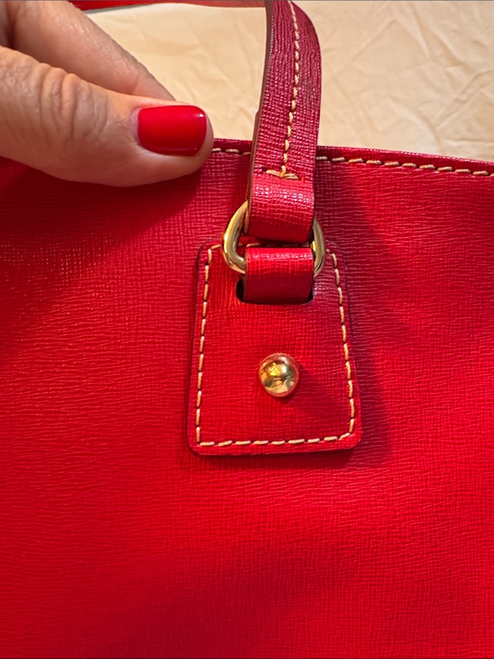 Dooney & Bourke Rec Leather Tote Bag - Picture 12 of 13